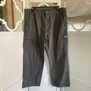 Men's Wrangler Gray Cargo Pants 42X30